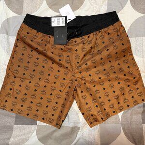 MCM Monogram Print Swim Trunks Men Size XXL BNWT